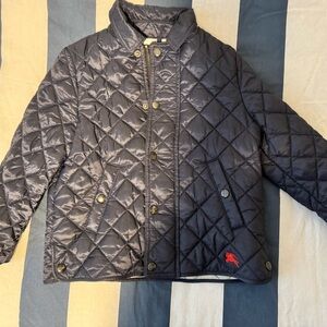 Burberry Navy Quilted Jacket